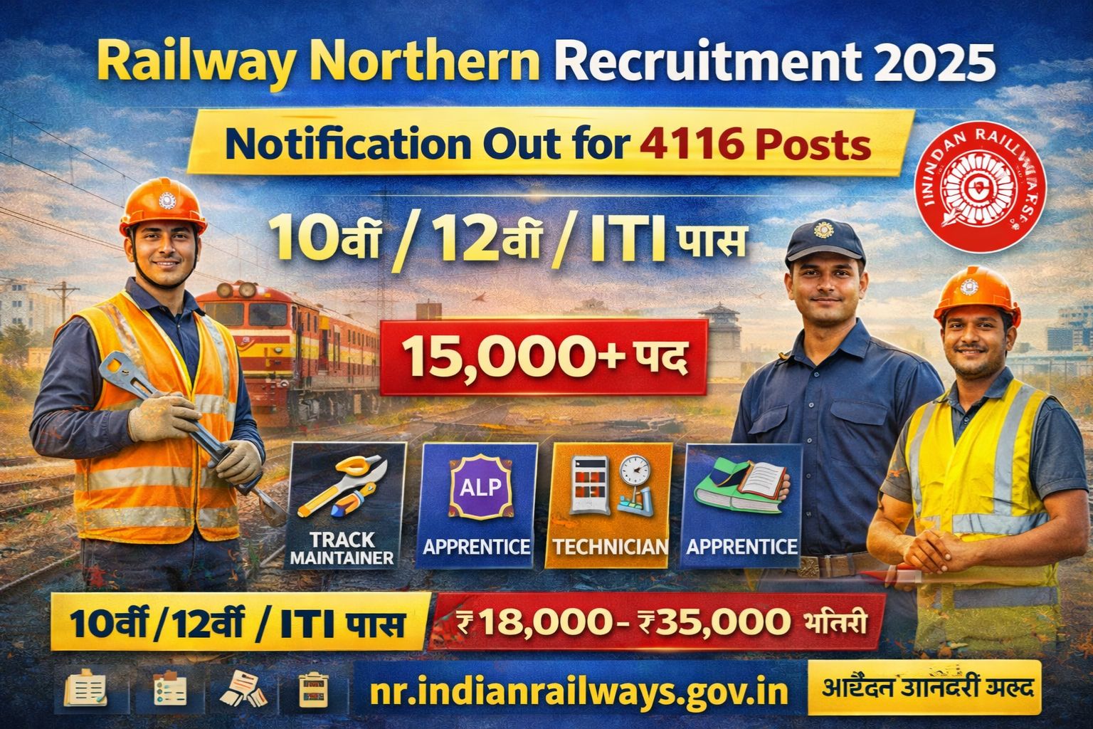 Railway Northern Bharti 2025